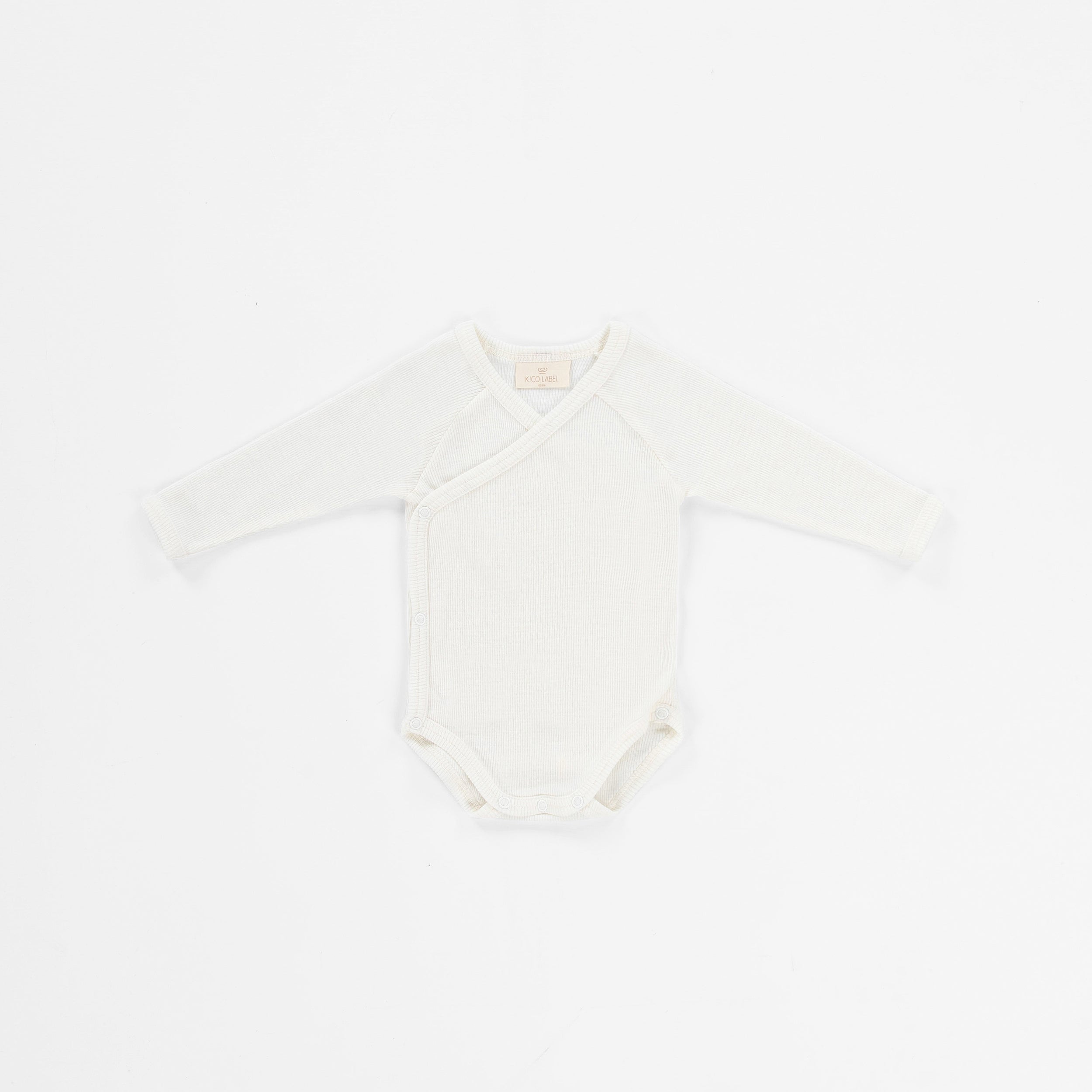 Kico Label body incrociato lana merino neonato