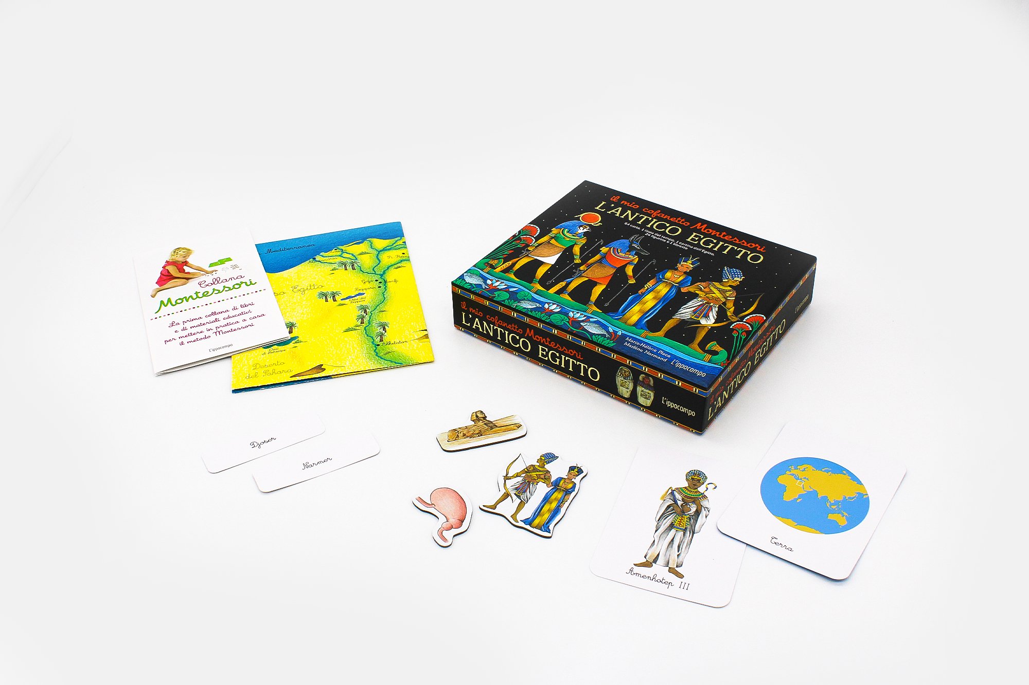 L'Ippocampo Antico Egitto Cofanetto Montessori
