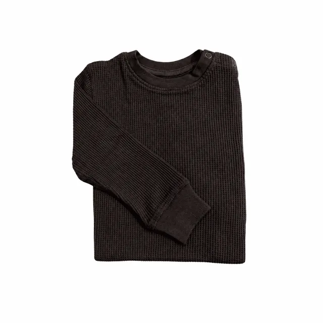 Slugs & Snails Waffle Maglia Carbone 8-10 anni cotone bio