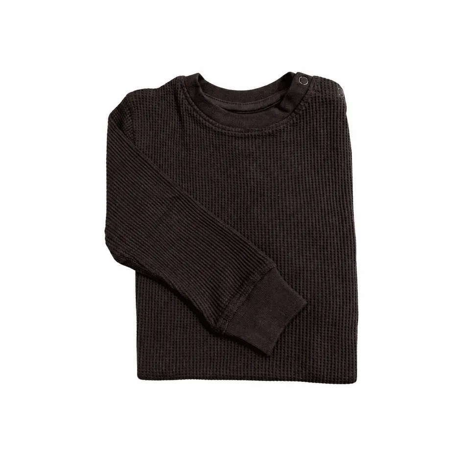 Slugs & Snails Waffle Maglia Carbone 8-10 anni cotone bio