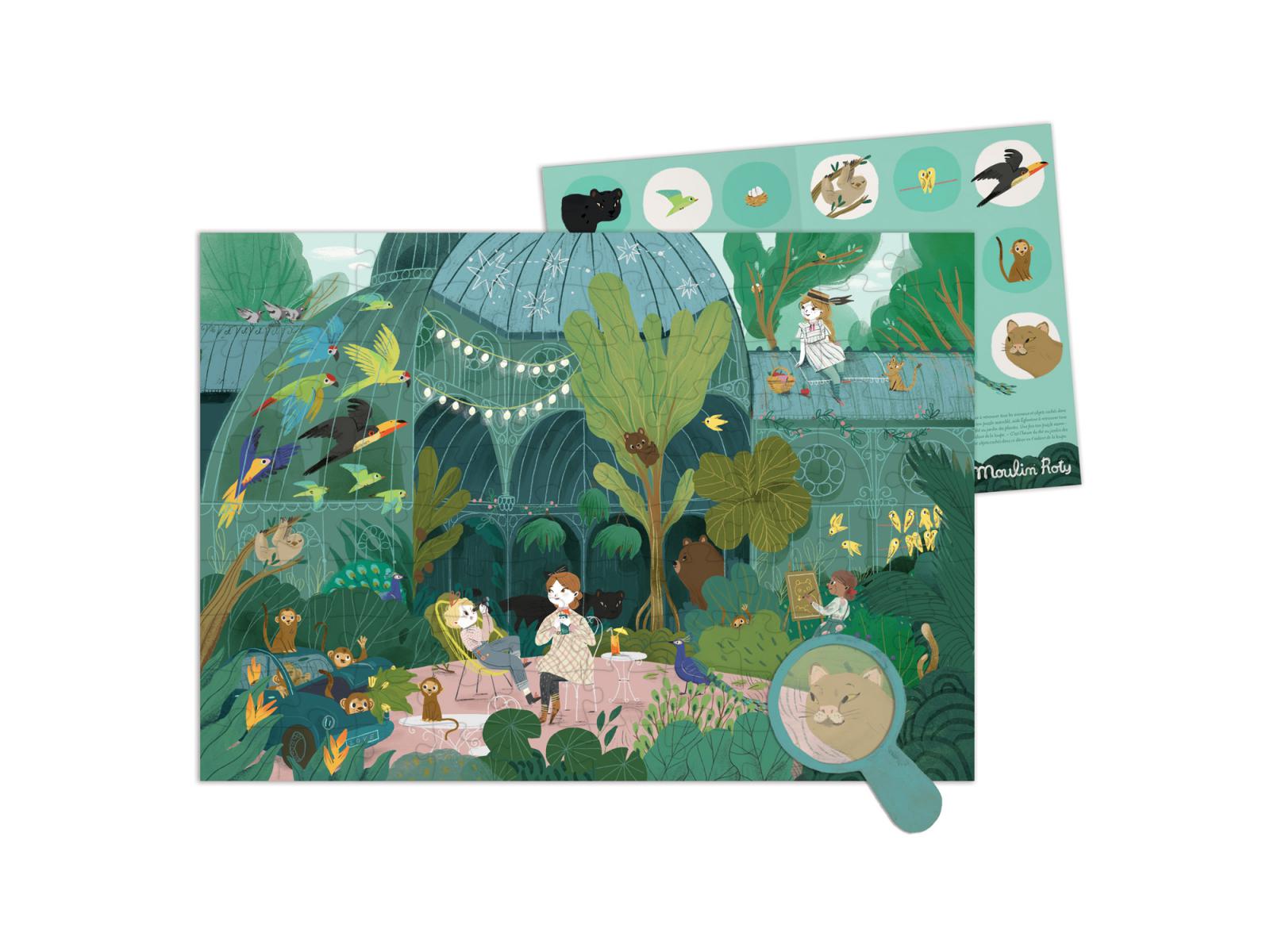 Moulin Roty Les Parisiennes In Giardino puzzle 100 pezzi
