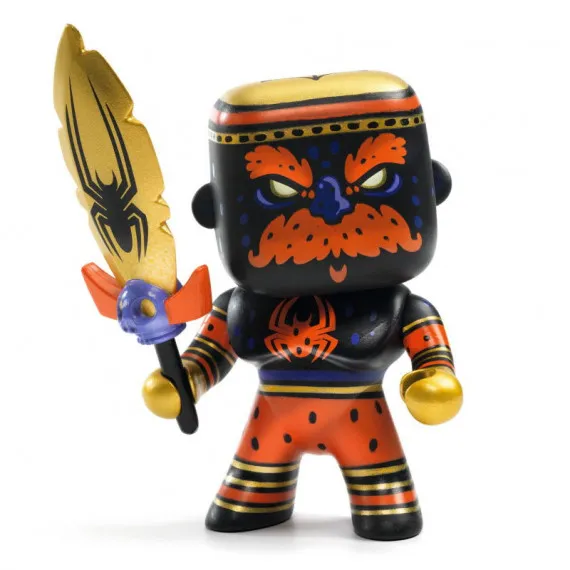 Djeco Arty Toys Cavaliere Hipster Spider figura vinile 4 anni