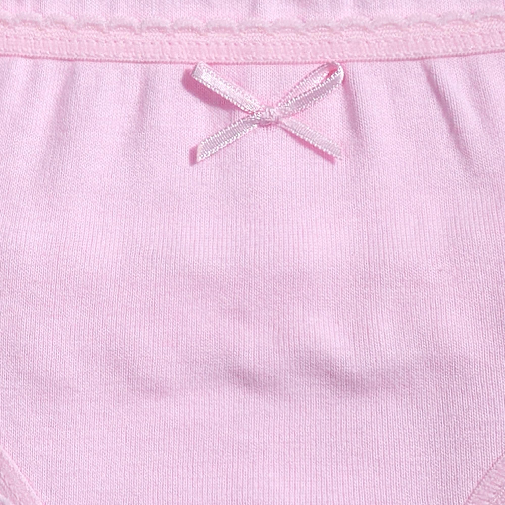 Babidu slip bambina cotone con volant bianco