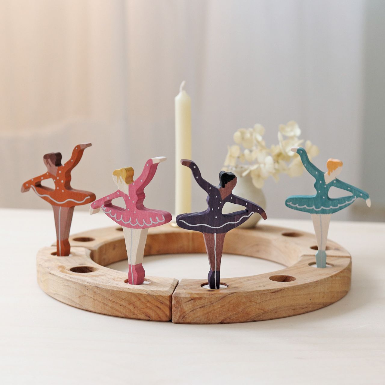 Grimm's Ballerina Lilla figura legno decorativa 10 cm