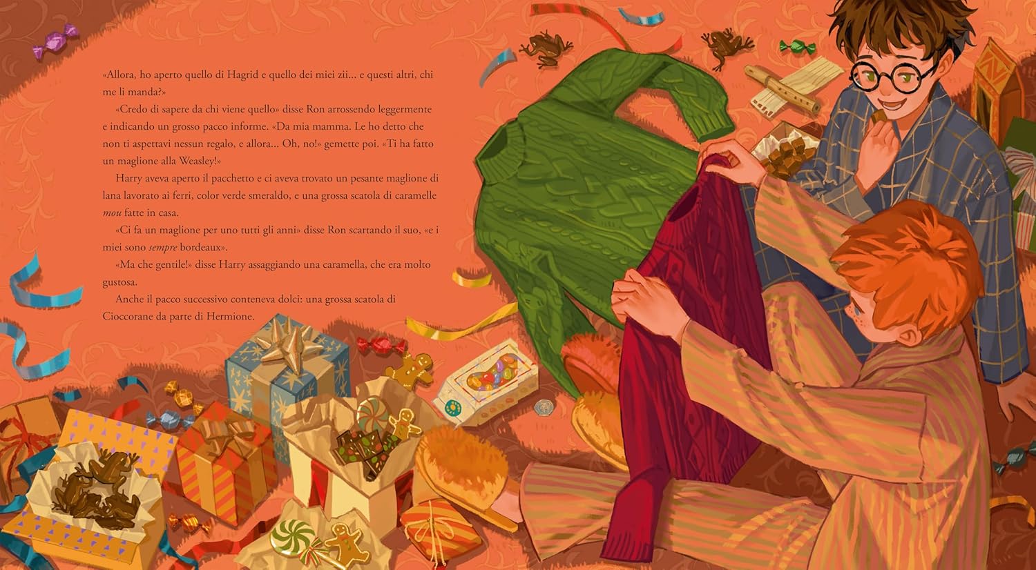 Harry Potter Natale a Hogwarts libro illustrato dai 6 anni