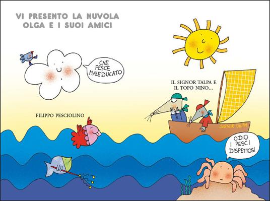 Emme Edizioni Nuvola Olga Storie libro adesivi 5 anni