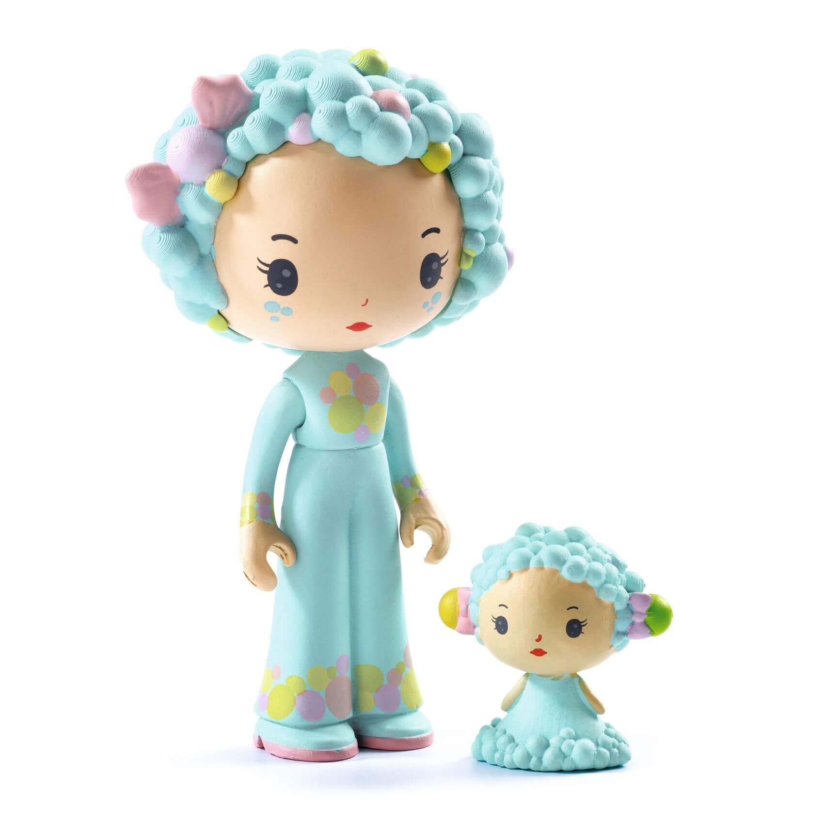 Djeco Tinyly Cameretta Blue & Fleur Vinile Feltro