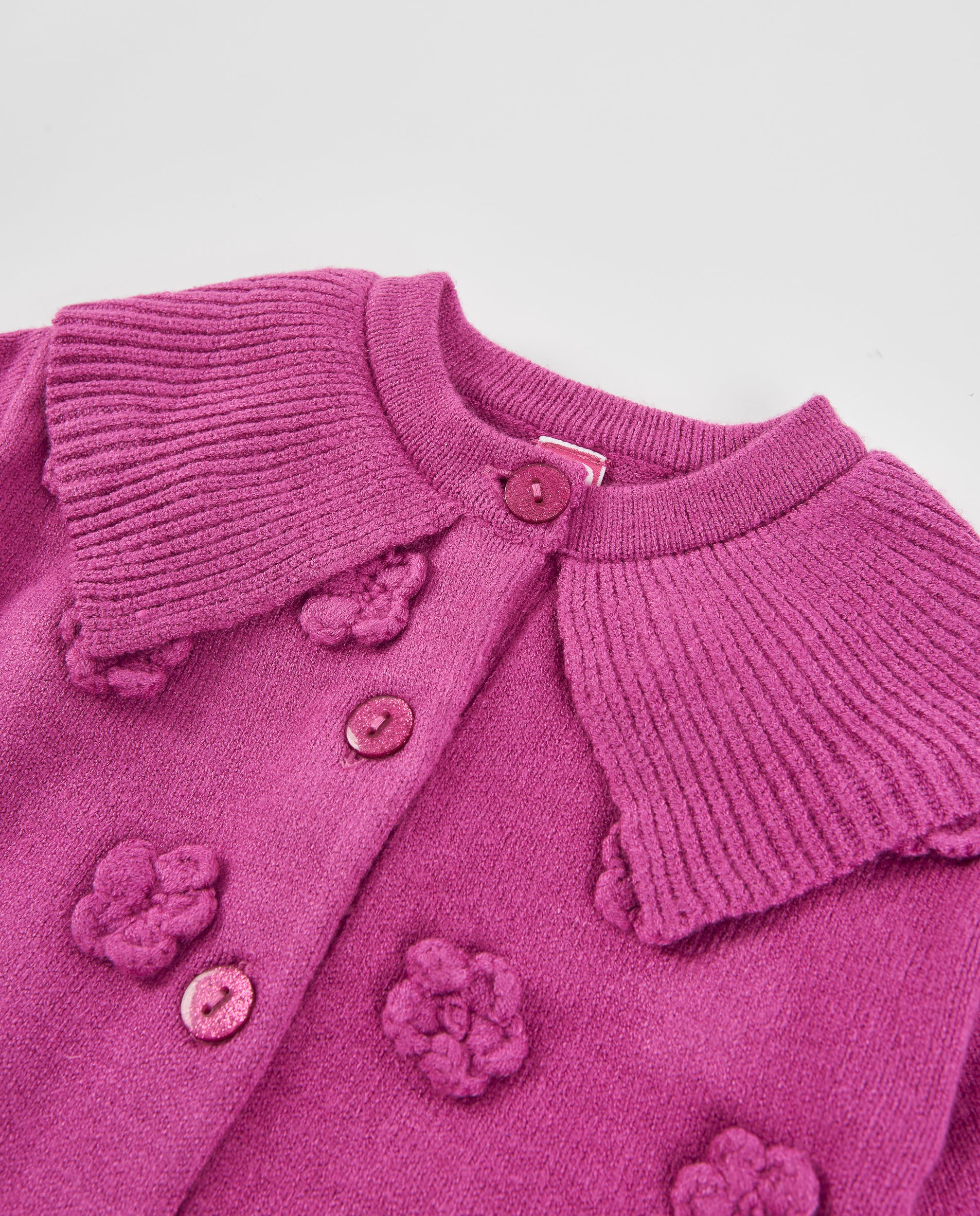 Tuc Tuc Mystic Forest cardigan bimba viola fiori