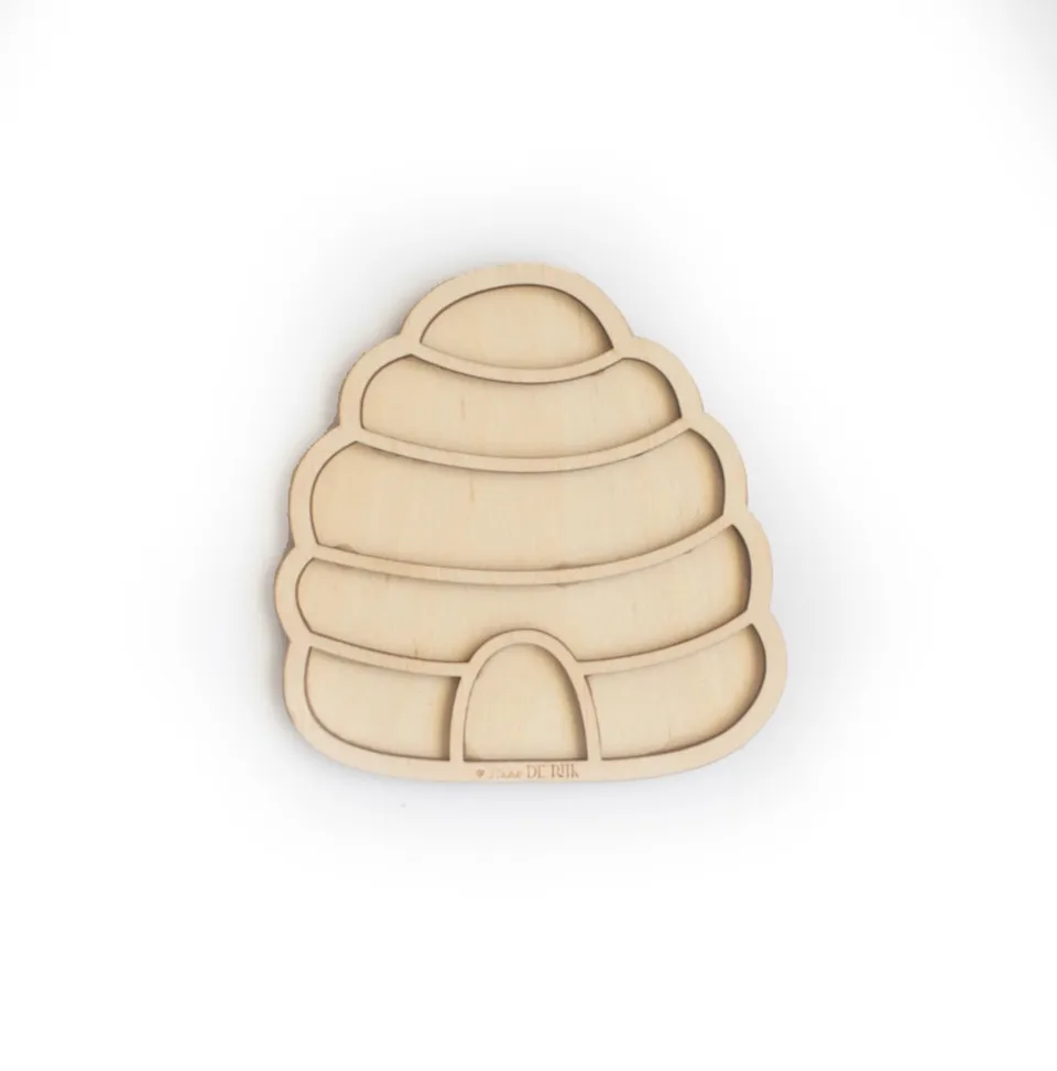 Studio de Rijk Play Tray Bee Hive vassoio legno 18 cm