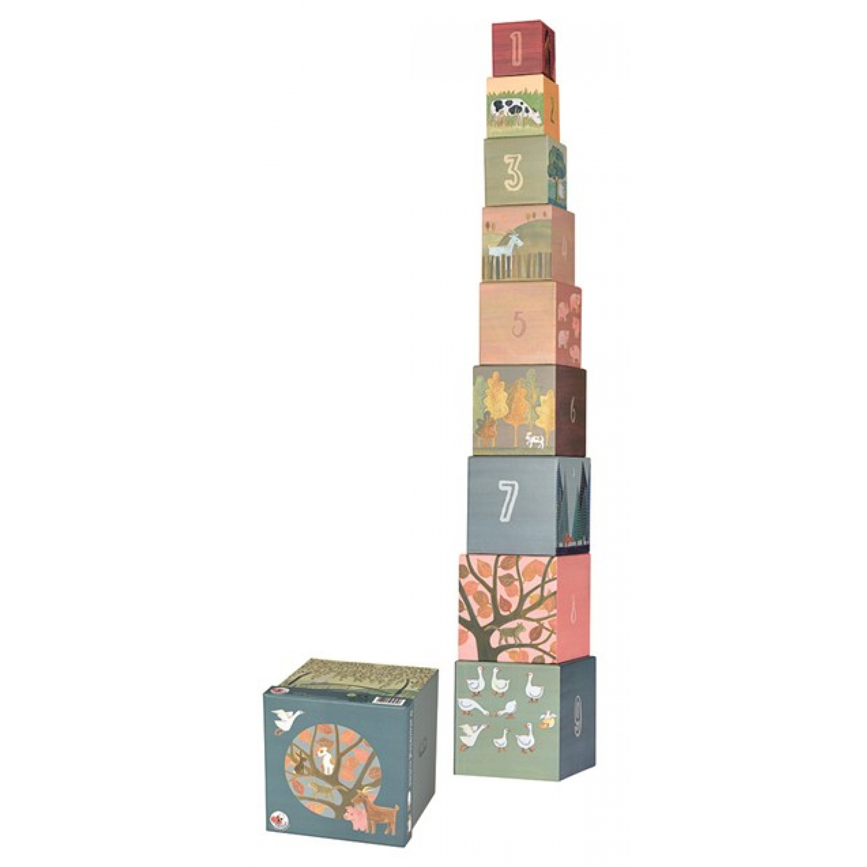 Egmont Toys Countryside Cubi Cartone 10 Pezzi