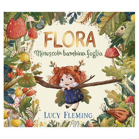 Emme Edizioni Flora Minuscola Bambina Foglia libro 3 anni