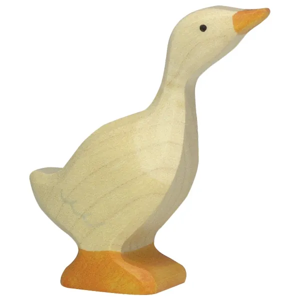 Holztiger Oca Piccola figura in legno dipinta a mano