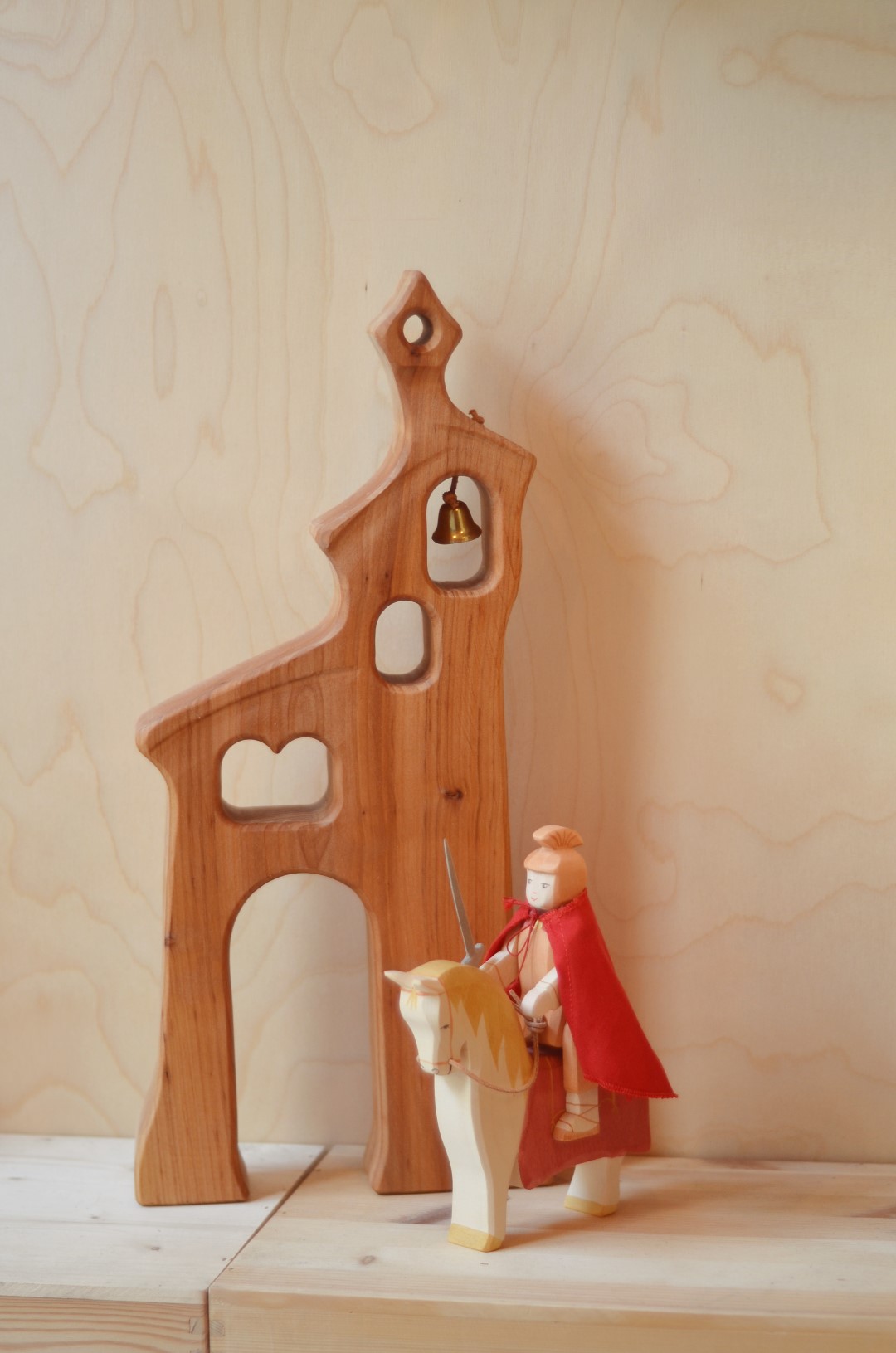 Ostheimer San Martino a Cavallo Set Figure Legno