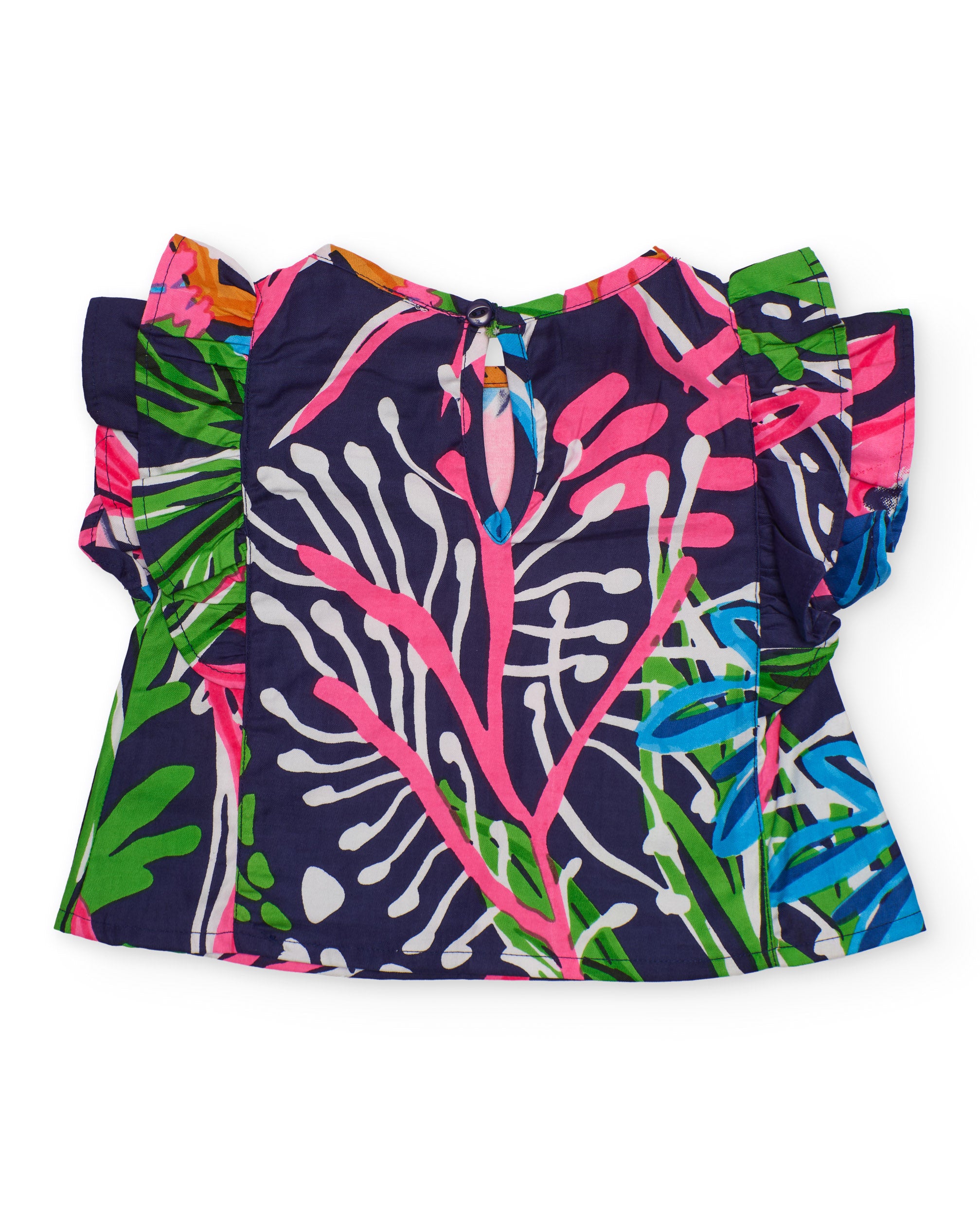 Tuc Tuc completo bambina navy camicia e gonna rosa