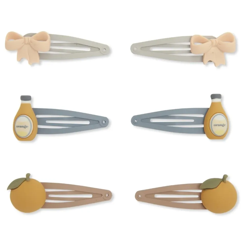 Konges Slojd Orangerie mollette capelli 6 pezzi