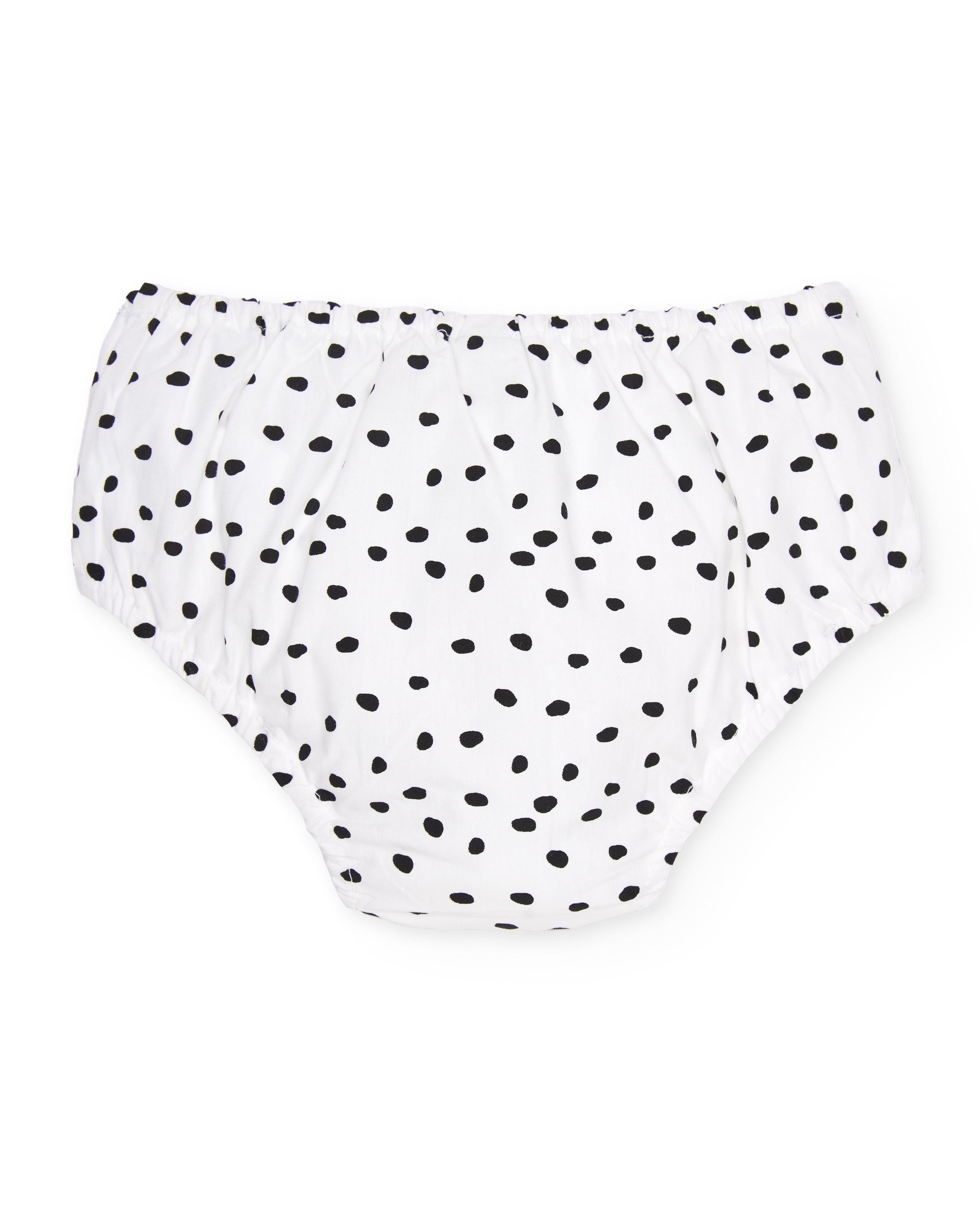 Tuc Tuc vestito neonata pois bianco con mutandina