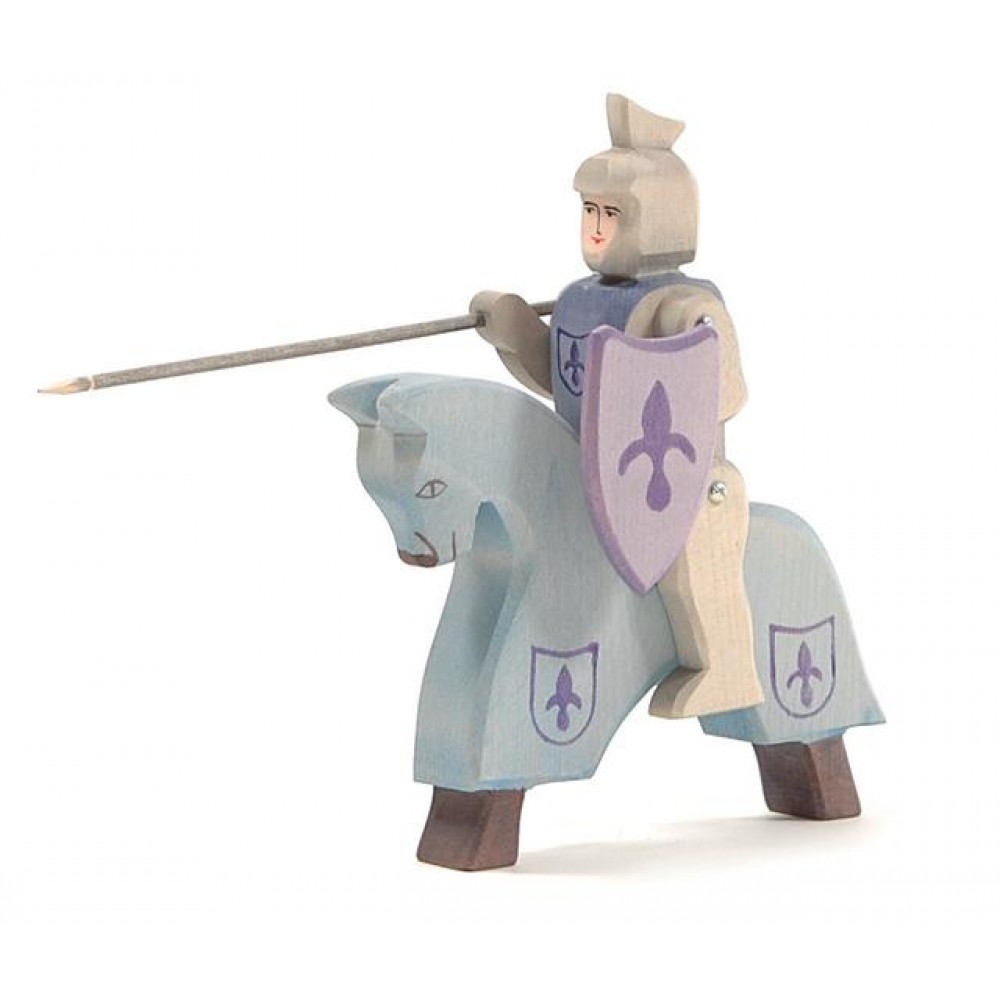 Ostheimer Cavaliere del Giglio set figure legno cavallo