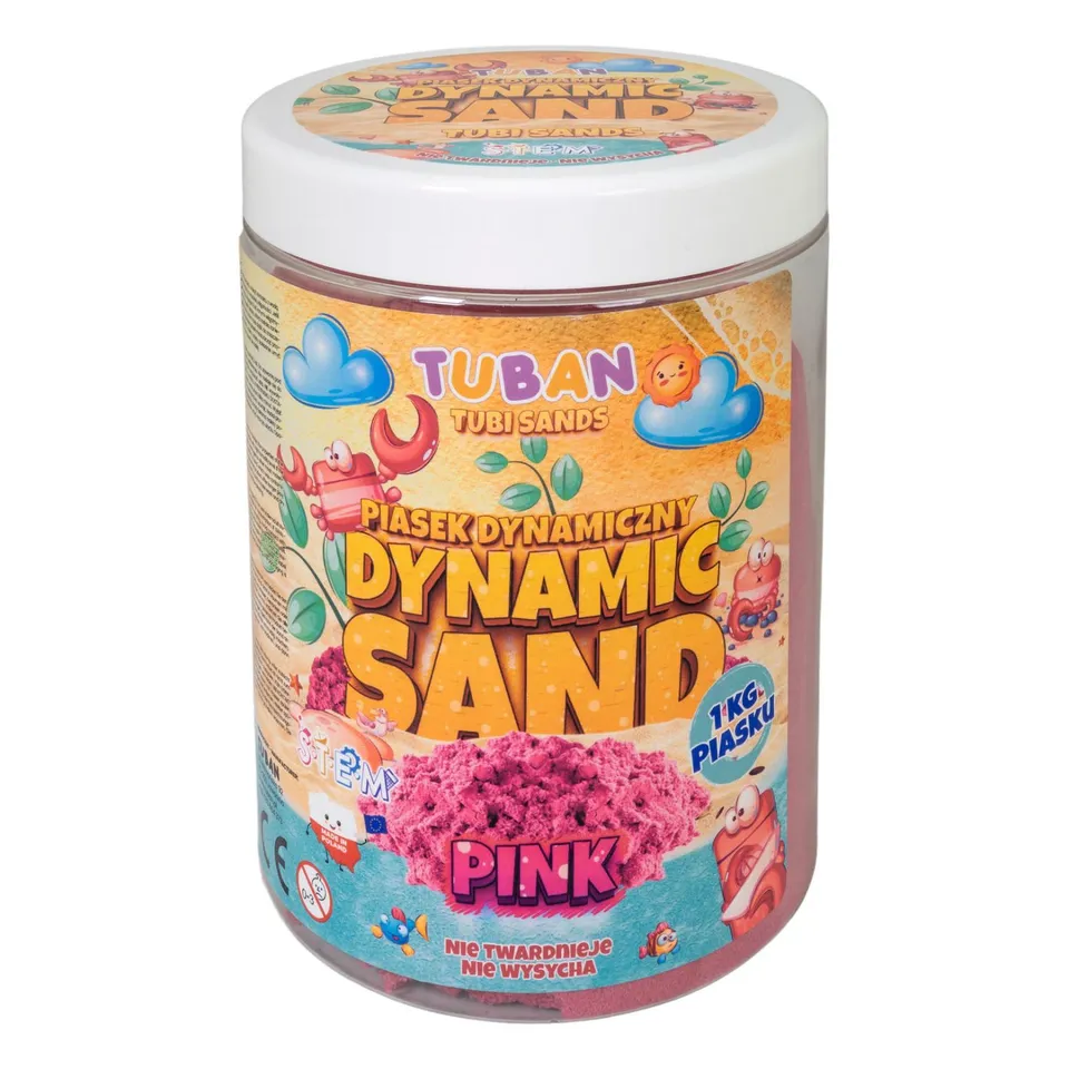 Tuban sabbia cinetica rosa 1 kg modellabile