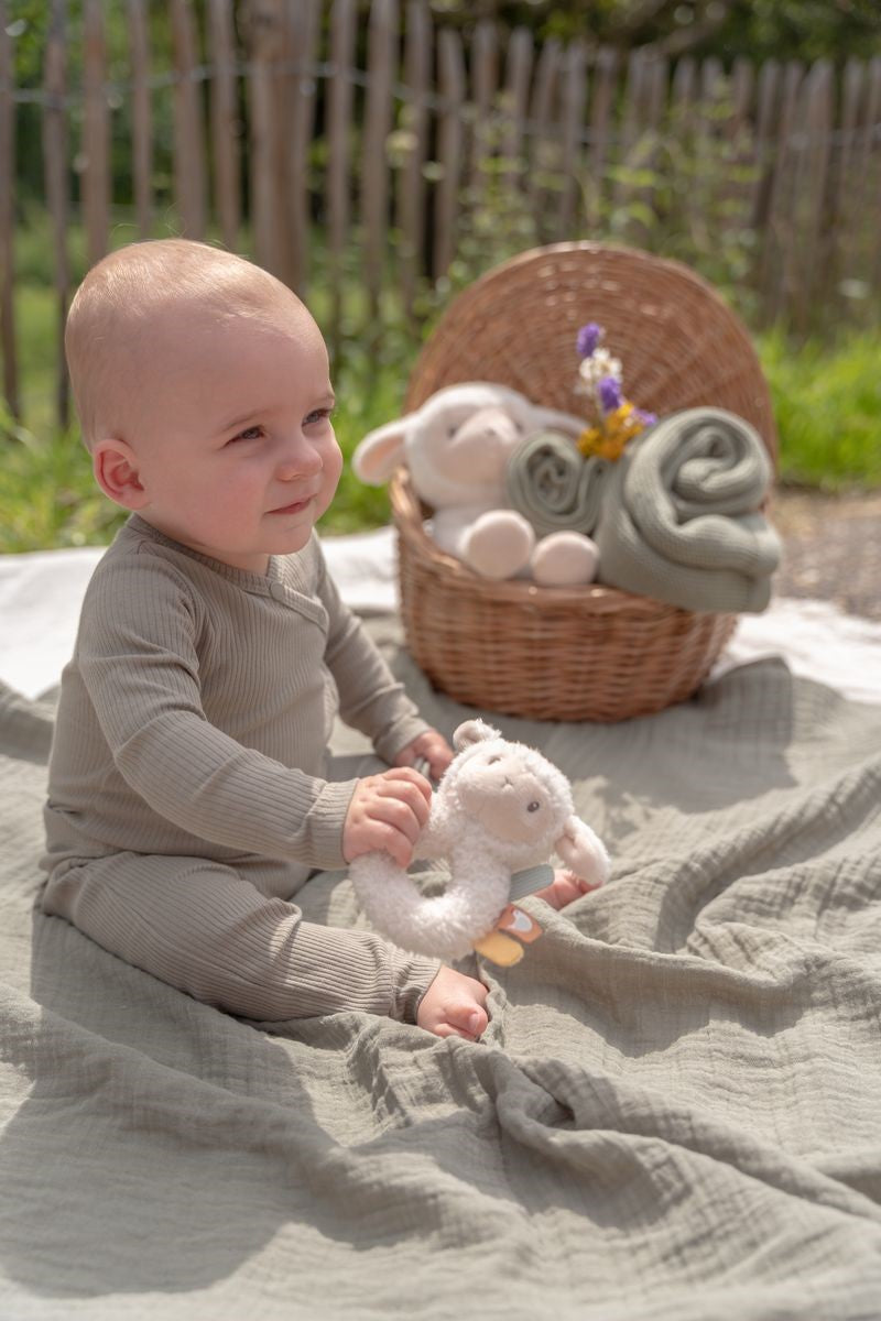 Little Dutch sonaglio anello pecora neonato cotone