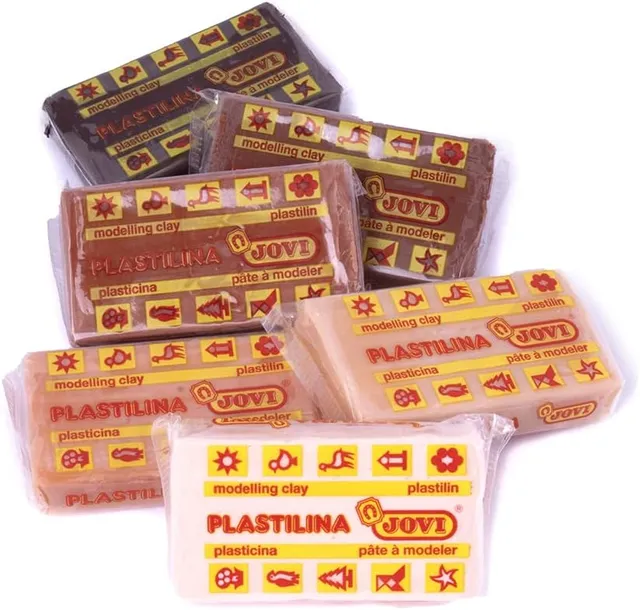 Jovi plastilina vegetale 6x50 g colori pelle