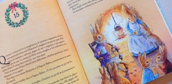 Peter Coniglio Il Natale sta arrivando libro avvento 144 pagine 3-6 anni