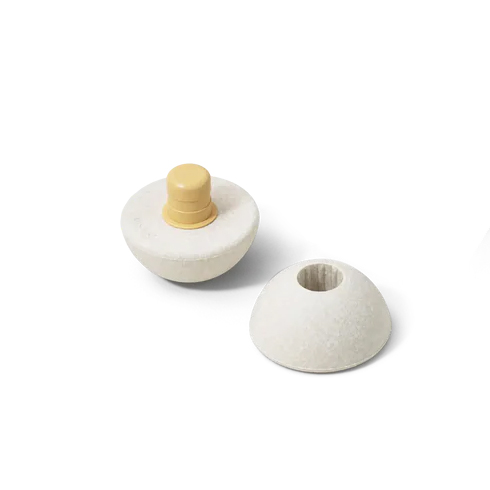 MODU Foam Balls palline gommapiuma Sand-Grey 2 mezze sfere morbide