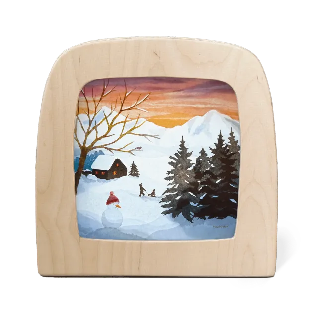 Toverlux Vogel Geluk Sled Song trasparenza per lampada
