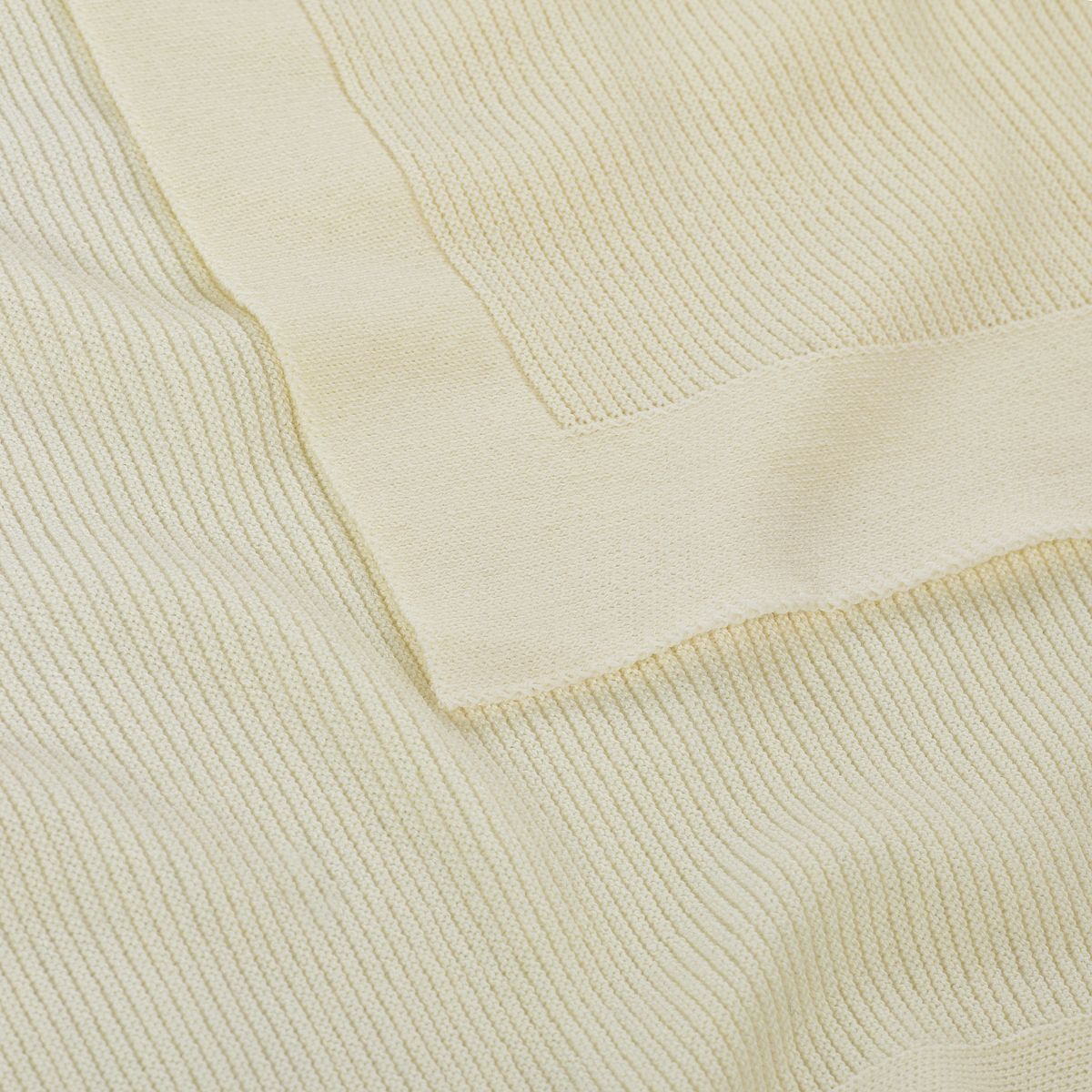 Kico Label Coperta neonato lana merino maglia