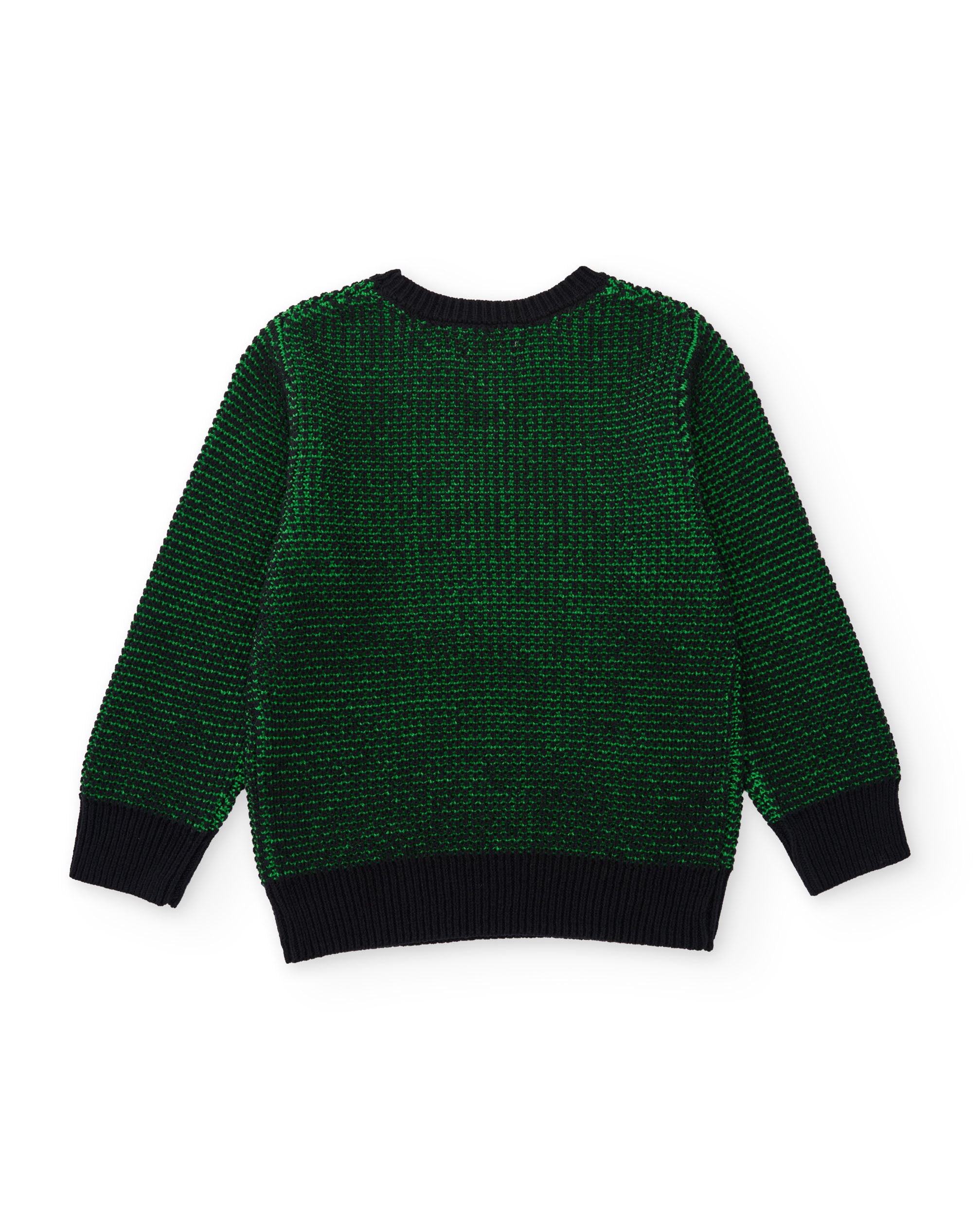 Tuc tuc maglione bambino girocollo verde maglia calda