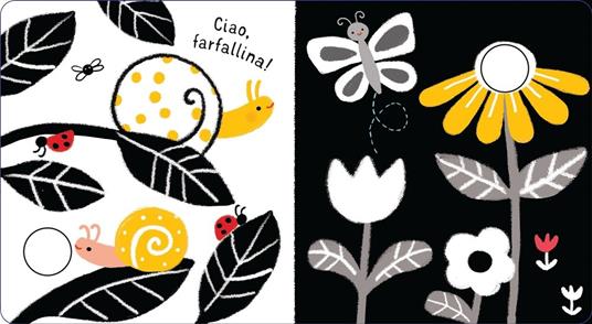 Usborne All’Aperto libro cartonato bianco e nero neonati