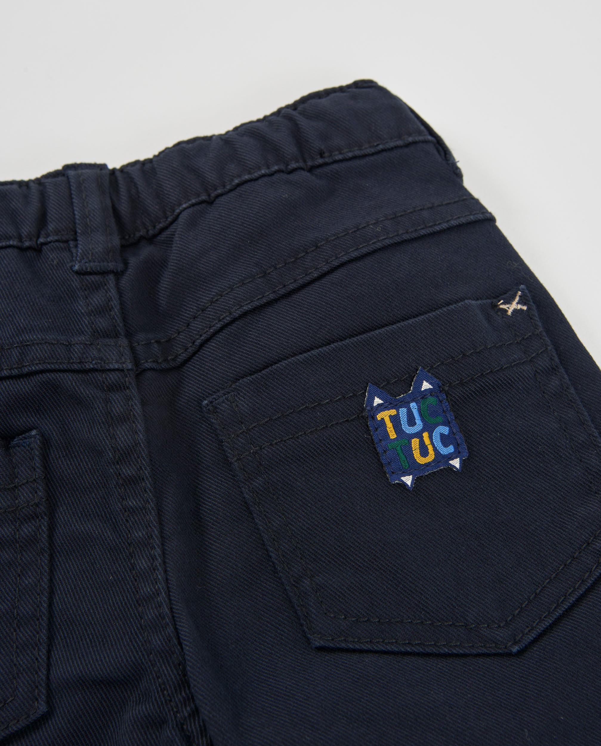 Tuc Tuc pantaloni bambino blu cotone dritti