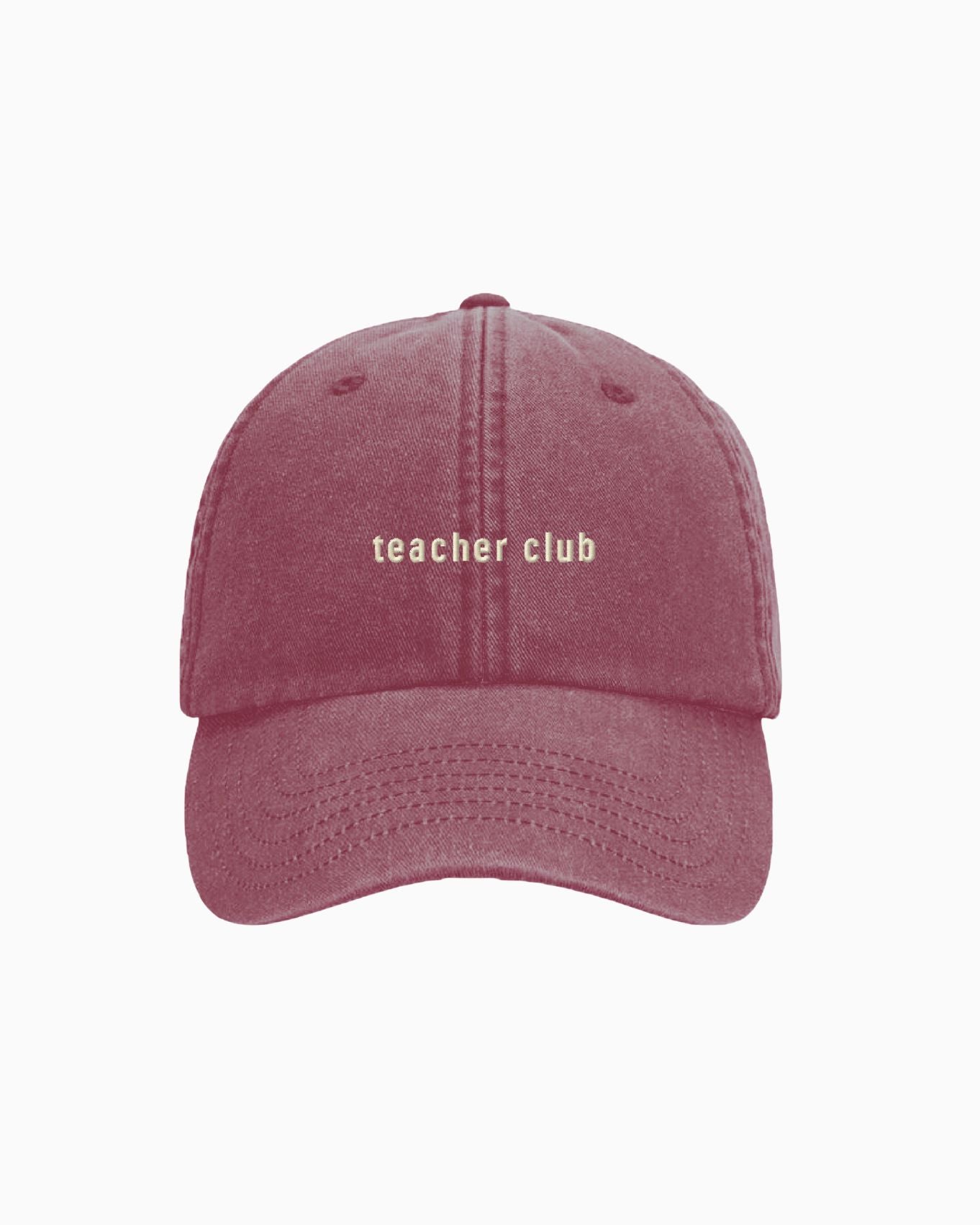 Ella and Rapha Teacher Club cappello vino denim