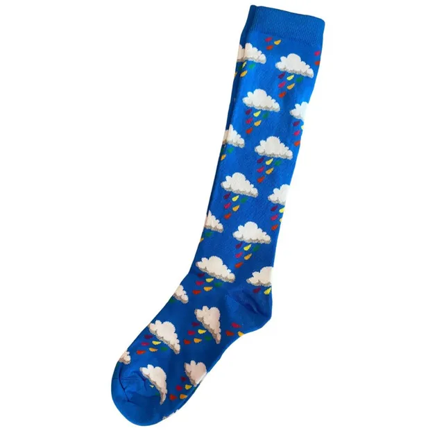 Slugs & Snails Drop calzini ginocchio nuvole blu
