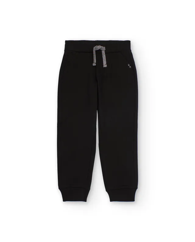 Tuc Tuc Basic's pantaloni tuta bimbo neri in felpa