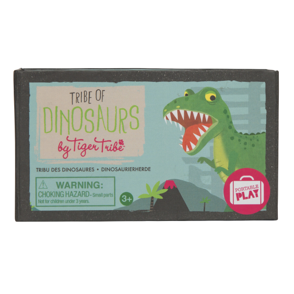 Tiger Tribe Mini Mondo dinosauri 6 pezzi tascabile