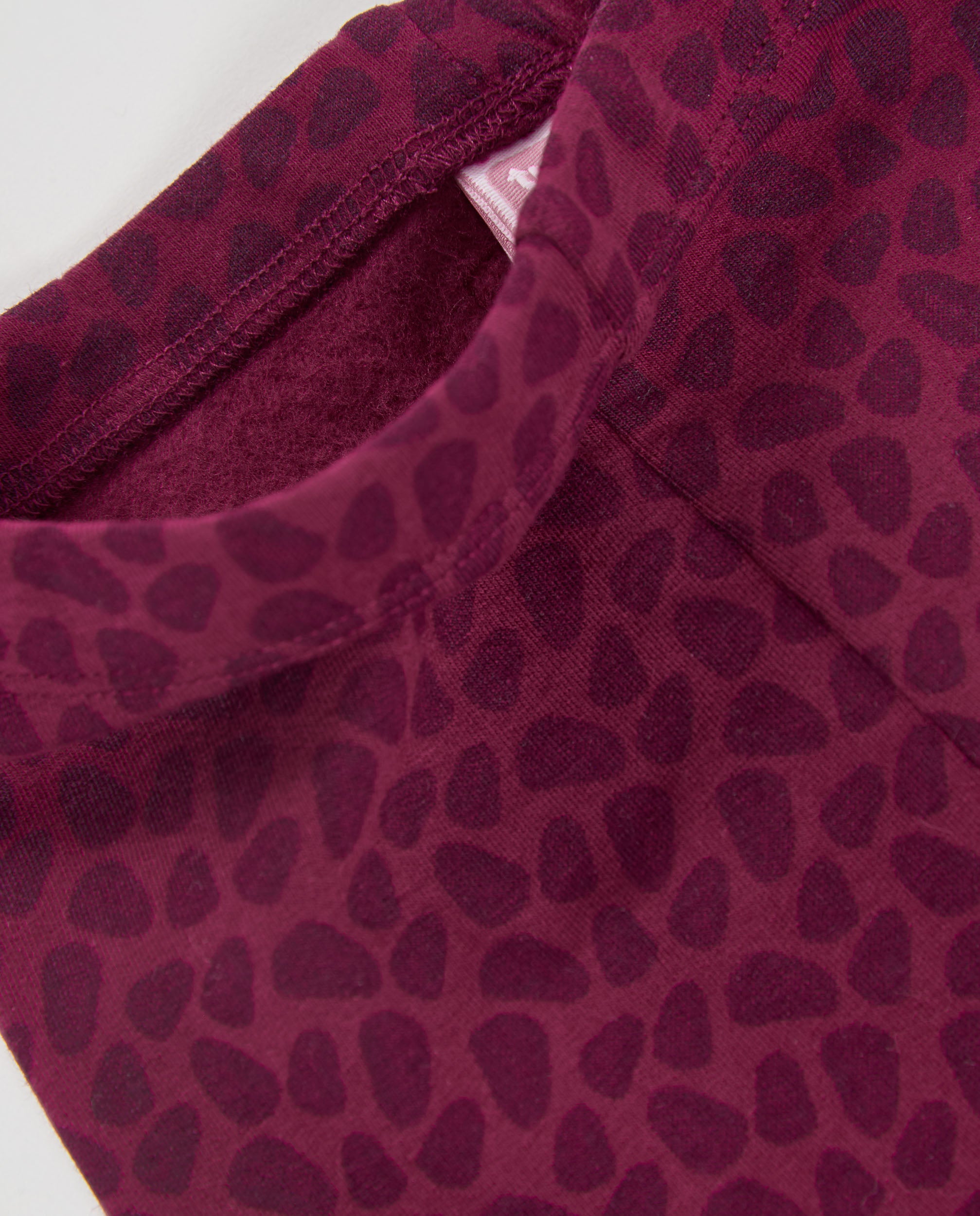 Tuc Tuc Pantaloni Pile Bimba Bordeaux Animalier