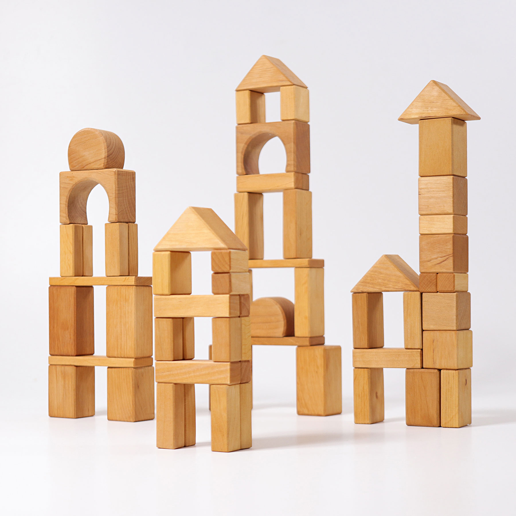 Grimm’s Natural Geo-Blocks 60 costruzioni legno naturale