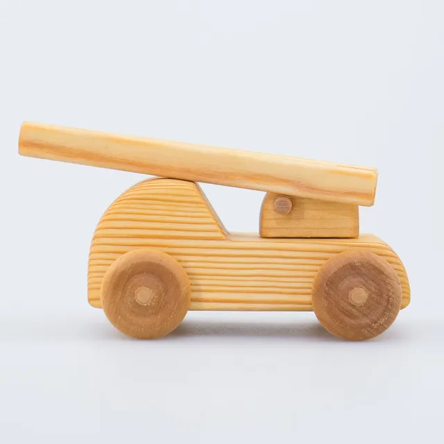 Drei Blatter Mini Auto Pompieri legno 13 cm