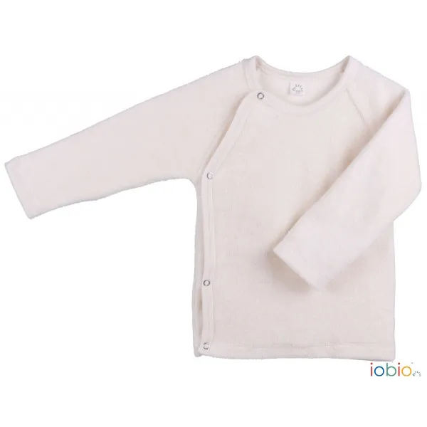Popolini coprifasce kimono spugna cotone ecrù