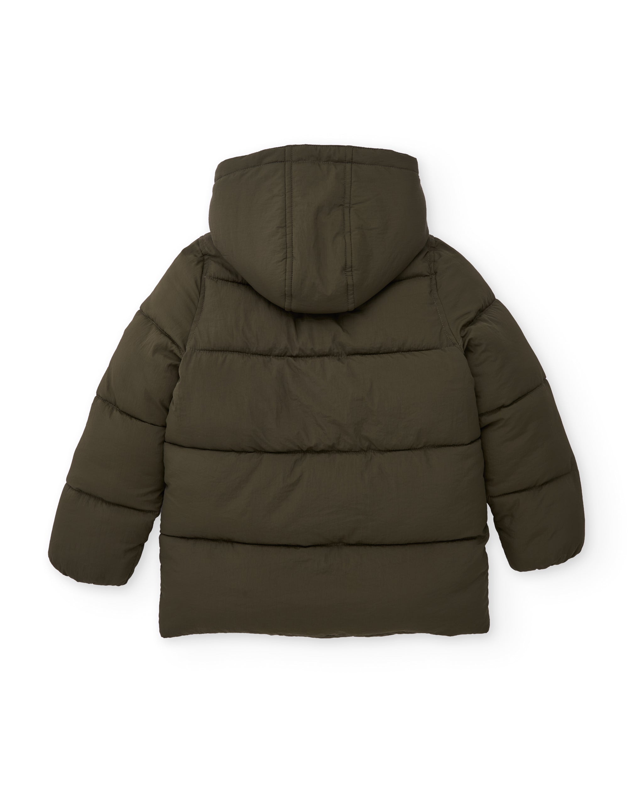 Tuc Tuc piumino bambino kaki cappuccio imbottito