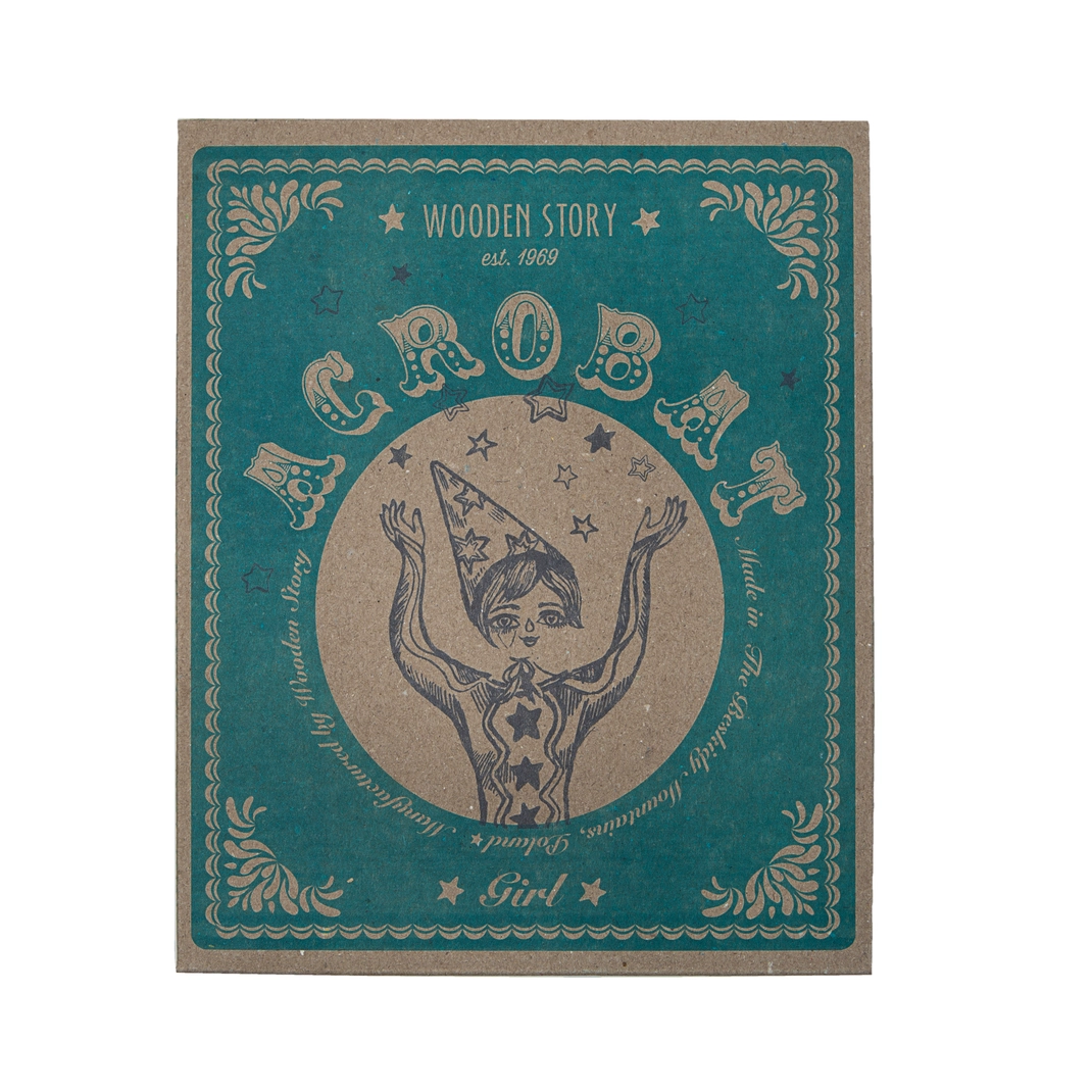 Wooden Story Acrobat Girl gioco equilibrio legno