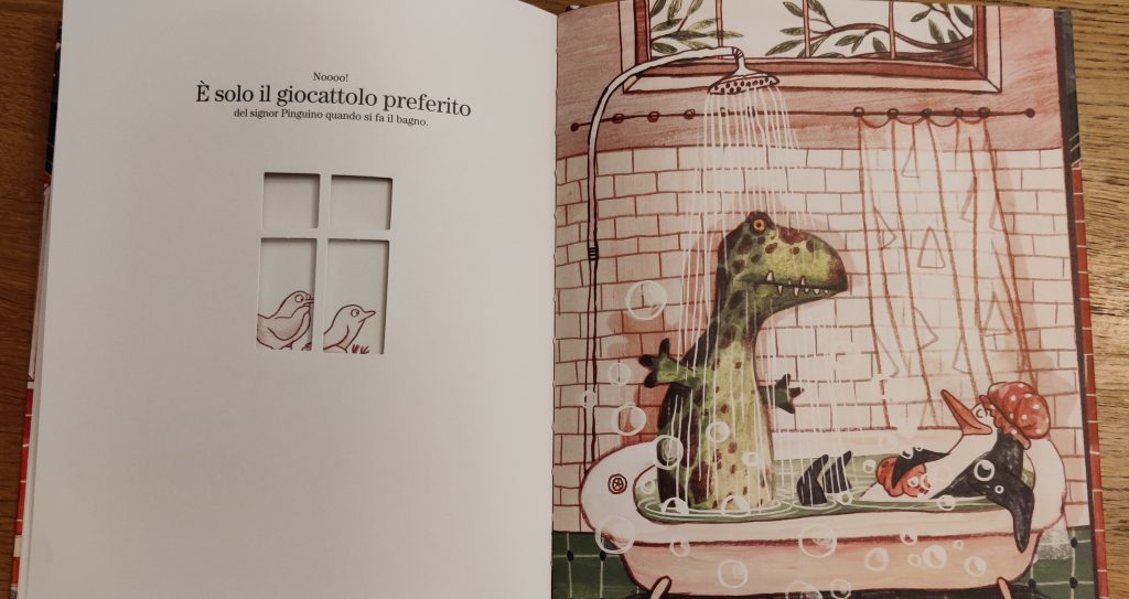 Un lupo alla finestra Orecchio Acerbo libro bambini 3-6 anni