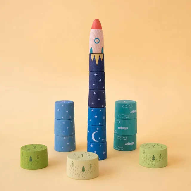 Londji Up To The Star gioco impilabile legno 15 pezzi equilibrio