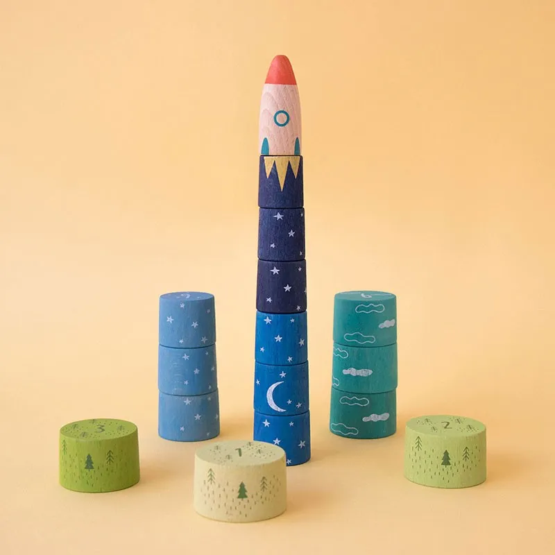 Londji Up To The Star gioco impilabile legno 15 pezzi equilibrio