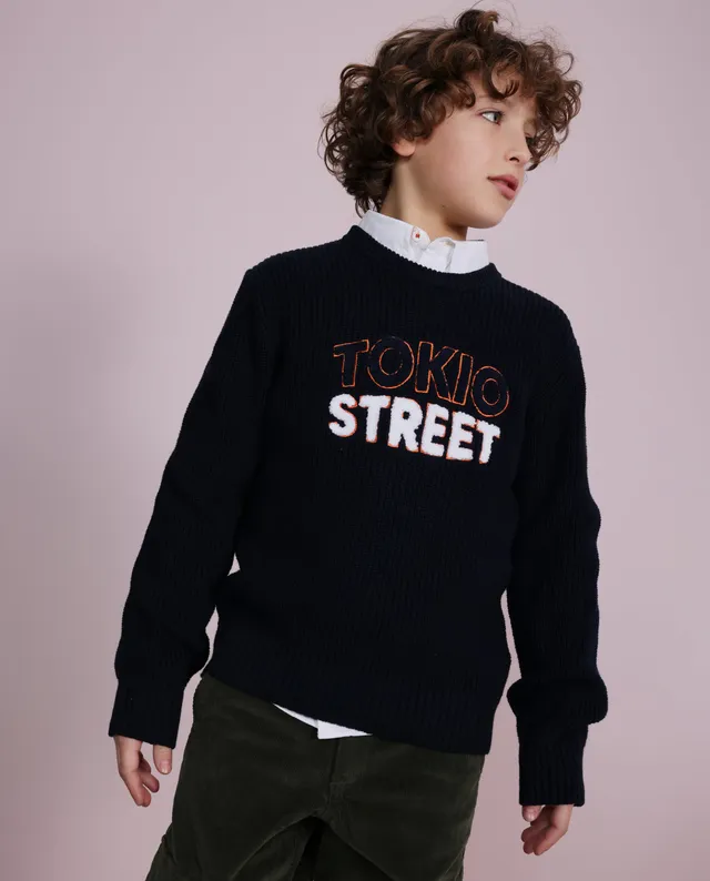 Tuc Tuc Urban Flux maglione bimbo Tokio Street blu
