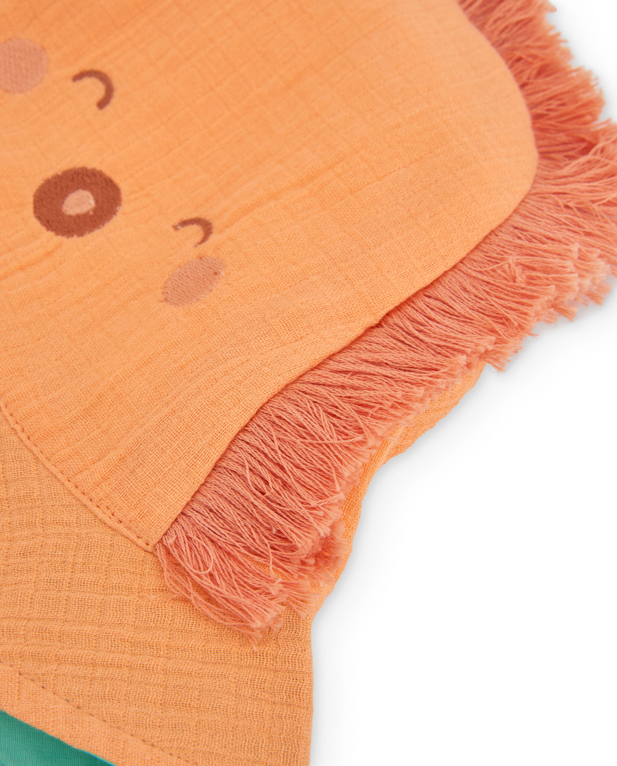 Tuc Tuc cappello neonato bimbo arancione leone sole