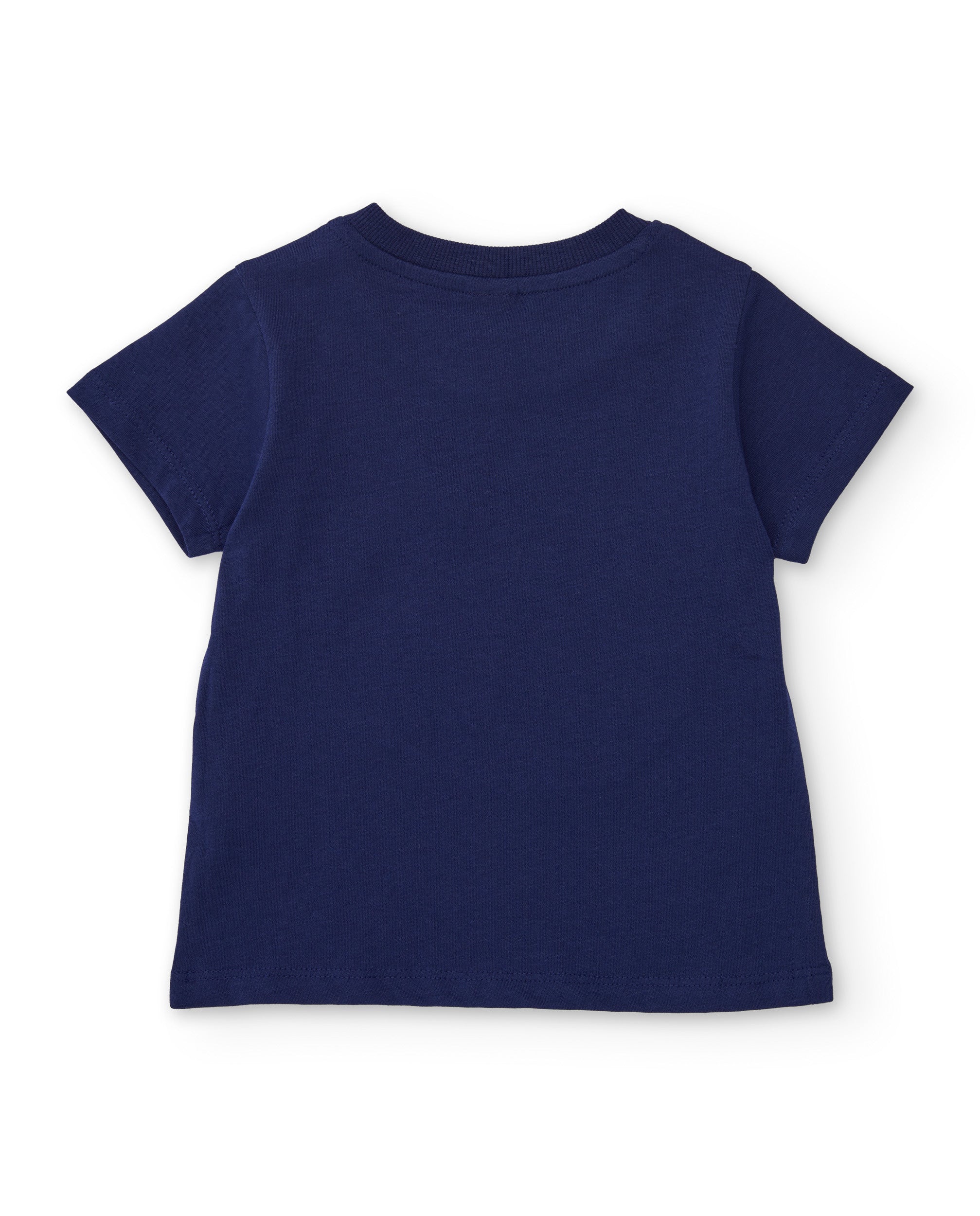 Tuc Tuc t-shirt bimbo mezza manica blu navy pesce