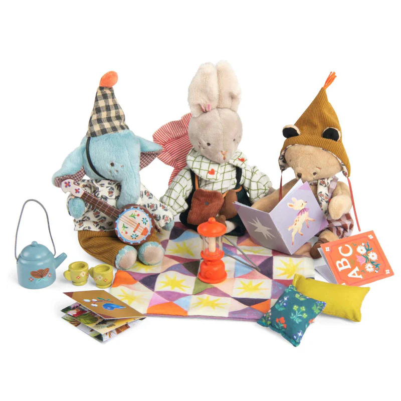 Moulin Roty Les Minouchkas set picnic accessori bambole