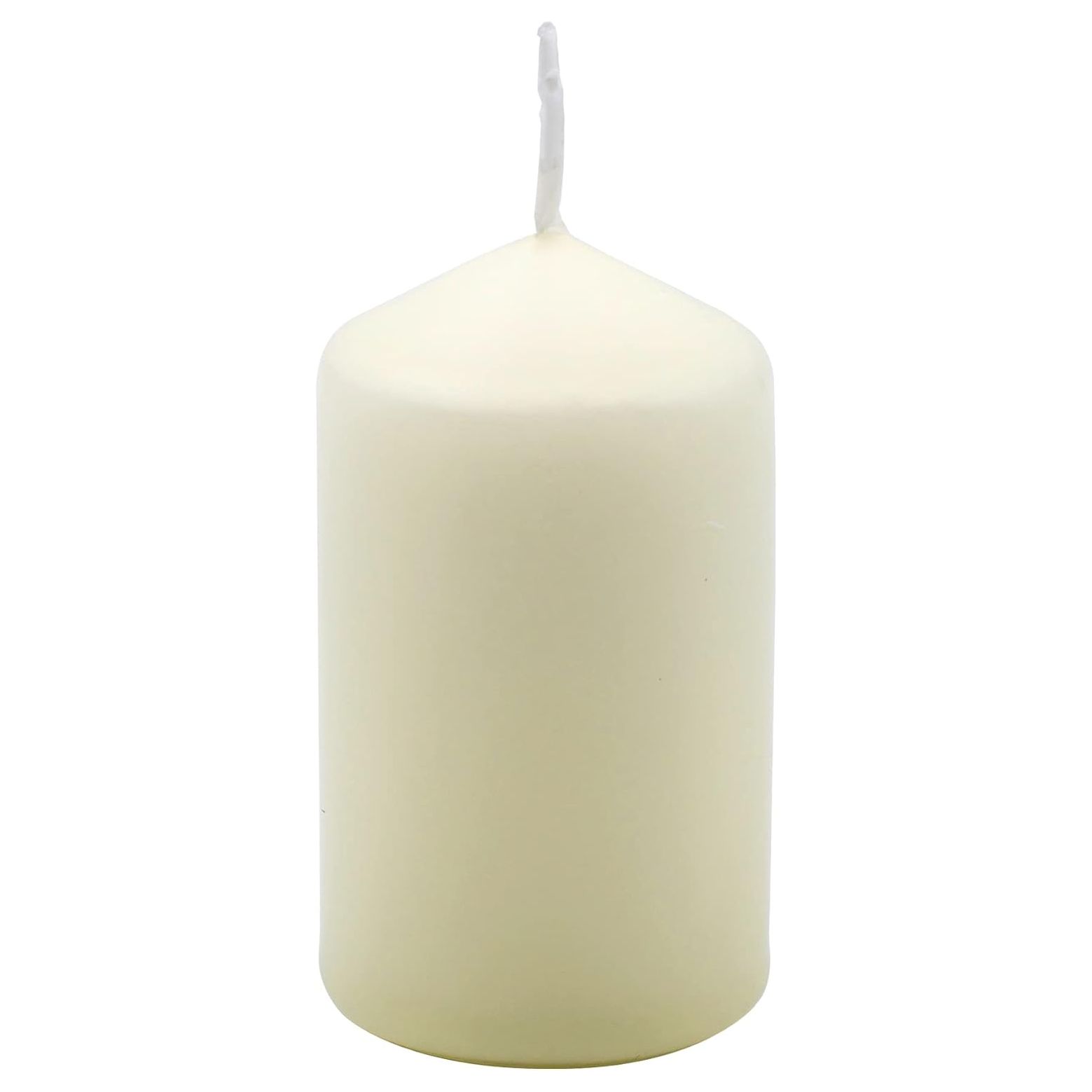Set 3 candele cera avorio 40x70 mm da tavolo