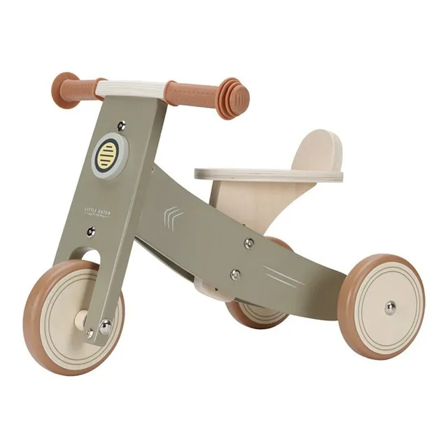 Little Dutch Triciclo Legno Oliva 12-36 Mesi